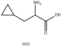 3-CYCLOPROPYL-DL-ALANINE HCL Struktur