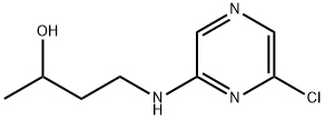 4-[(6-Chloro-2-pyrazinyl)amino]-2-butanol Struktur