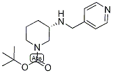 tert-Butyl (3S)-3-{[(pyridin-4-yl)methyl]amino}piperidine-1-carboxylate, (3S)-1-(tert-Butoxycarbonyl)-3-{[(pyridin-4-yl)methyl]amino}piperidine, 4-({[(3S)-1-(tert-Butoxycarbonyl)piperidin-3-yl]amino}methyl)pyridine