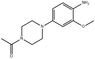 1-(4-(4-aMino-3-Methoxyphenyl)piperazin-1-yl)ethanone Struktur