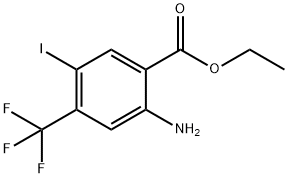 Ethyl 2-aMino-5-iodo-4-(trifluoroMethyl)benzoate Struktur