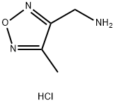 (4-Methyl-1,2,5-oxadizol-3-yl)MethanaMine hydrochloride Struktur