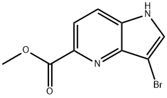 3-BroMo-4-azaindole-5-carboxylic acid Methyl ester|3-溴-1H-吡咯并[3,2-B]吡啶-5-羧酸甲酯