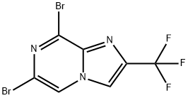 6,8-Dibromo-2-trifluoromethylimidazo[1,2-a]pyrazine Struktur
