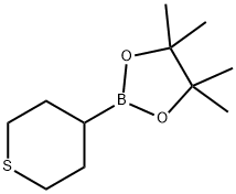 4,4,5,5-TetraMethyl-2-(3,5-dihydro-2H-thiopyran-4-yl)-1,3,2-dioxaborolane Struktur