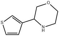 3-(Thiophen-3-yl)Morpholine Struktur