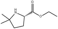 ethyl 5,5-dimethylpyrrolidine-2-carboxylate Struktur