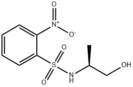 (S)-N-(1-hydroxypropan-2-yl)-2-nitrobenzenesulfonaMide Struktur