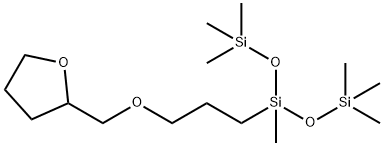 (TETRAHYDROFURFURYLOXYPROPYL)METHYLSILOXANE, 5cSt Struktur