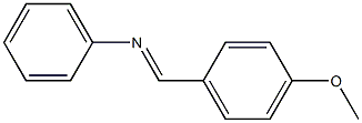 (E)-N-(4-甲氧基亞芐基)苯胺, 1613-96-3, 結(jié)構(gòu)式