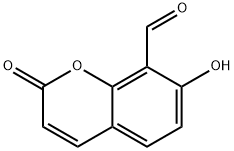 7-Hydroxy-2-oxo-2H-chroMene-8-carbaldehyde Struktur