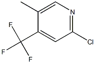 2-Chloro-5-methyl-4-(trifluoromethyl)pyridine Structure