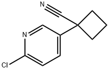 1-(6-氯-3-吡啶)環(huán)丁烷甲腈, 485828-75-9, 結(jié)構(gòu)式