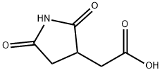 2-(2,5-dioxopyrrolidin-3-yl)acetic acid Structure