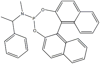 S-N-Methyl-N-[(1S)-1-phenylethyl]-Dinaphtho[2,1-d:1',2'-f][1,3,2]dioxaphosphepin-4-aMine Struktur