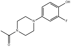 1-(4-(3-氟-4- 羥苯基 )哌嗪)乙酮, 742067-12-5, 結(jié)構(gòu)式