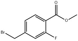 4-(溴甲基)-2-氟苯甲酸甲酯, 85070-57-1, 結(jié)構(gòu)式