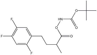Benzenebutanoicacid,b-[[(1,1-diMethylethoxy)carbonyl]aMino]-2,4,5-trifluoro-,Methylester,(bR)- Struktur