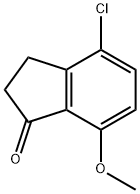 4-Chloro-7-Methoxy-1-indanone Struktur