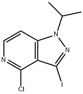 4-chloro-3-iodo-1-(propan-2-yl)-1H-pyrazolo[4,3-c]pyridine Struktur
