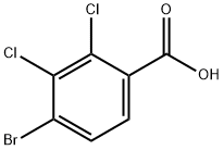 4-Bromo-2,3-dichlorobenzoic acid Struktur