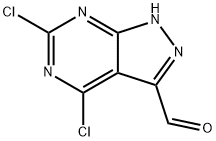 4,6-DICHLORO-1H-PYRAZOLO[3,4-D]PYRIMIDINE-3-CARBALDEHYDE, 1378878-71-7, 結(jié)構(gòu)式