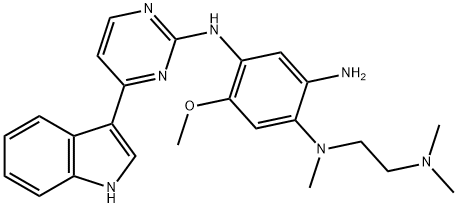 N4-(4-(1H-indol-3-yl)pyrimidin-2-yl)-N1-(2-(dimethylamino)ethyl)-5-methoxy-N1-methylbenzene-1,2,4-triamine