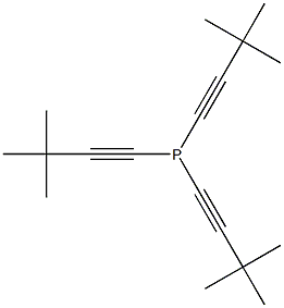 tris(3,3-dimethylbut-1-ynyl)phosphane 結構式