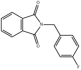 N-(p-fluorobenzyl)phthalimide Structure