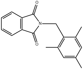 2-[(2,4,6-trimethylphenyl)methyl]isoindole-1,3-dione Structure