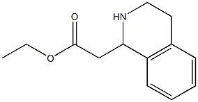 1-Isoquinolineaceticacid, 1,2,3,4-tetrahydro-, ethyl ester Struktur