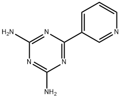 1,3,5-Triazine-2,4-diamine,6-(3-pyridinyl)- Struktur
