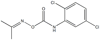 Acetone,O-[(2,5-dichlorophenyl)carbamoyl]oxime (7CI,8CI) Struktur