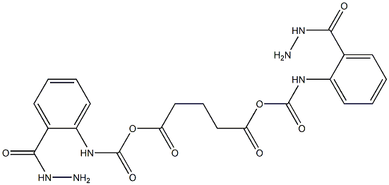 2,2'-(1,5-dioxo-1,5-pentanediyl)bis(N-phenylhydrazinecarboxamide) Struktur