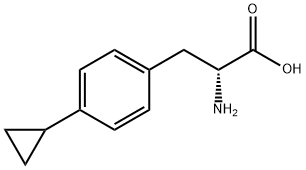 4-Cyclopropyl-D-phenylalanine HCl Struktur