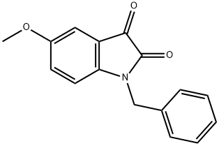 1-benzyl-5-methoxyindoline-2,3-dione Struktur