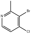 3-BROMO-4-CHLORO-2-METHYLPYRIDINE, 1188023-70-2, 結(jié)構(gòu)式