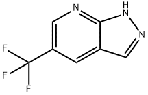 5-(三氟甲基)-1H-吡唑并[3,4-B]吡啶, 1245914-99-1, 結構式