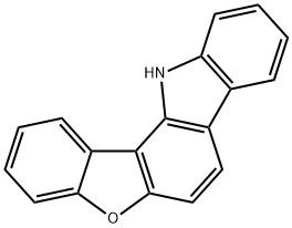 12H-benzofuro[3,2-a]carbazole Struktur