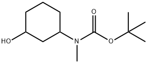 TERT-BUTYL 3-HYDROXYCYCLOHEXYL(METHYL)CARBAMATE Struktur