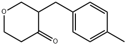 3-(4-METHYLBENZYL)DIHYDRO-2H-PYRAN-4(3H)-ONE Structure