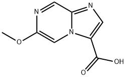 6-METHOXYIMIDAZO[1,2-A]PYRAZINE-3-CARBOXYLIC ACID Struktur