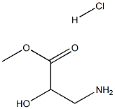 2-羥基-3-氨基丙酸甲酯鹽酸鹽 結(jié)構(gòu)式
