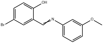 4-bromo-2-{(E)-[(3-methoxyphenyl)imino]methyl}phenol|