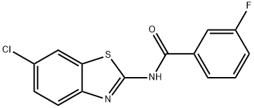 N-(6-chlorobenzo[d]thiazol-2-yl)-3-fluorobenzamide Structure