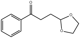 2-(3-氧代-3-苯丙基)-1,3-二氧戊環(huán), 54743-42-9, 結(jié)構(gòu)式