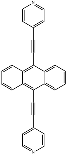 Pyridine,4,4'-(9,10-anthracenediyldi-2,1-ethynediyl)bis- Struktur