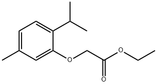 Acetic acid, [5-methyl-2-(1-methylethyl)phenoxy]-, ethyl ester