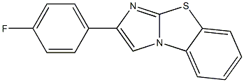2-(4-氟苯基)苯并[D]咪唑并[2,1-B]噻唑, 7067-87-0, 結(jié)構(gòu)式