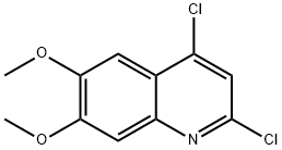 2,4-ジクロロ-6,7-ジメトキシキノリン 化學(xué)構(gòu)造式
